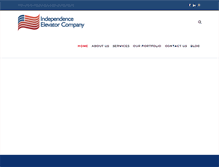 Tablet Screenshot of iecelevator.com